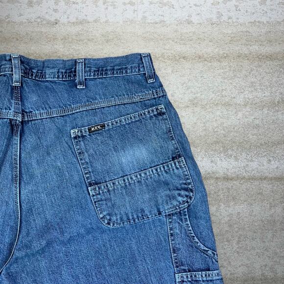 Vintage Y2K Key Imperial Carpenter Jeans 40x32 Baggy Wide Leg Fit Medium Wash - Picture 3 of 4